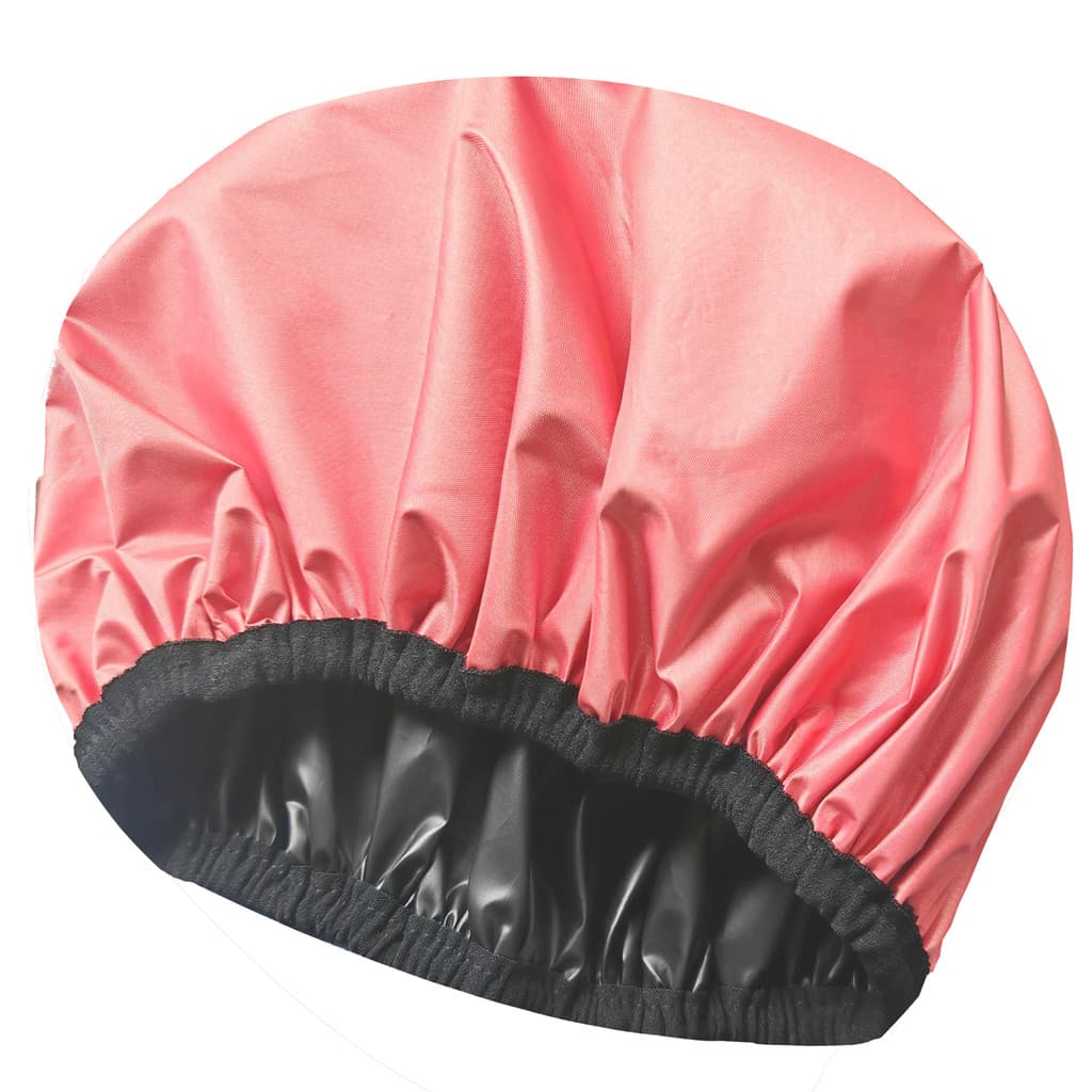 Touca de banho de verão dupla face de dupla utilização, camada única, Baotou, à prova d'água, touca de banho feminina, E