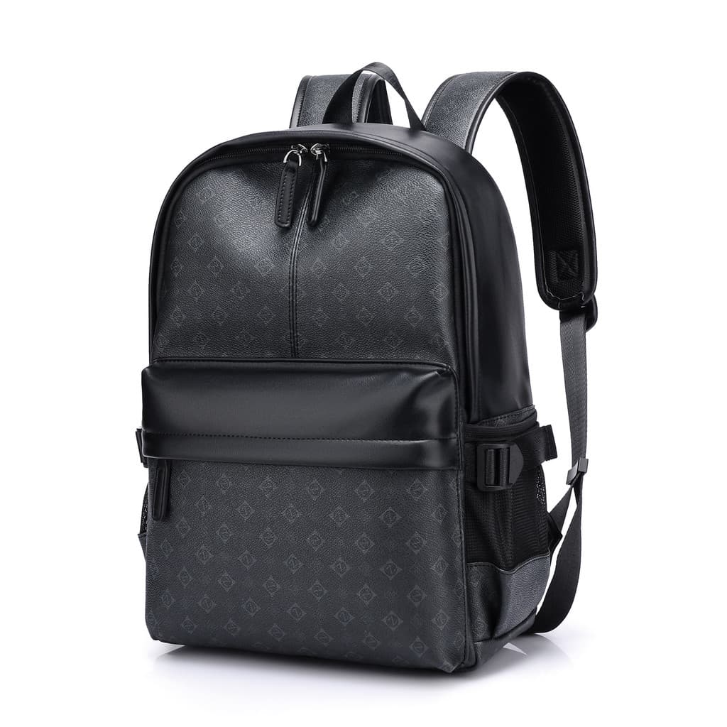 Hong Kong MTFSKAER Mochila masculina de couro genuíno Bolsa escolar Moda de grande capacidade Viagem de negócios Mochila