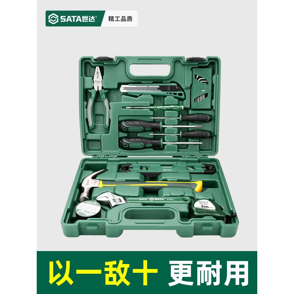 SATA SATA Conjunto de caixa de ferramentas doméstica Reparação de Hardware Conjunto grande multifuncional Ferramenta de
