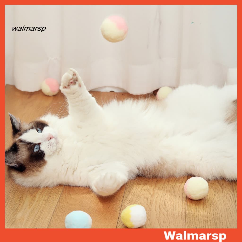 [WMP] Bolas De Pelúcia De Veludo De Algodão Macio Macaron Colorido – Brinquedos Seguros E Silenciosos Fáceis De Limpar P