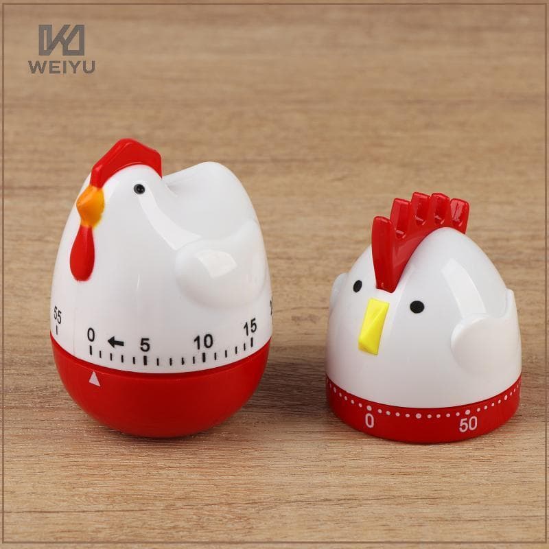 WEIYU Multiuso Bonito Galo Forma Temporizador De Cozinha Contagem Regressiva Mecânica Alarme Alto Para Cozinhar Coziment