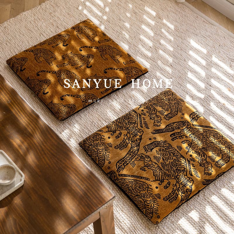 Almofada de cadeira quadrada Medieval Meilade removível lavável Tatami almofada de assento de janela saliente almofada q