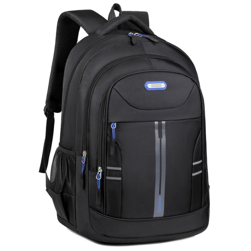 Mochila masculina júnior estudantes do ensino médio mochila masculina grande capacidade mochila de viagem dos homens neg