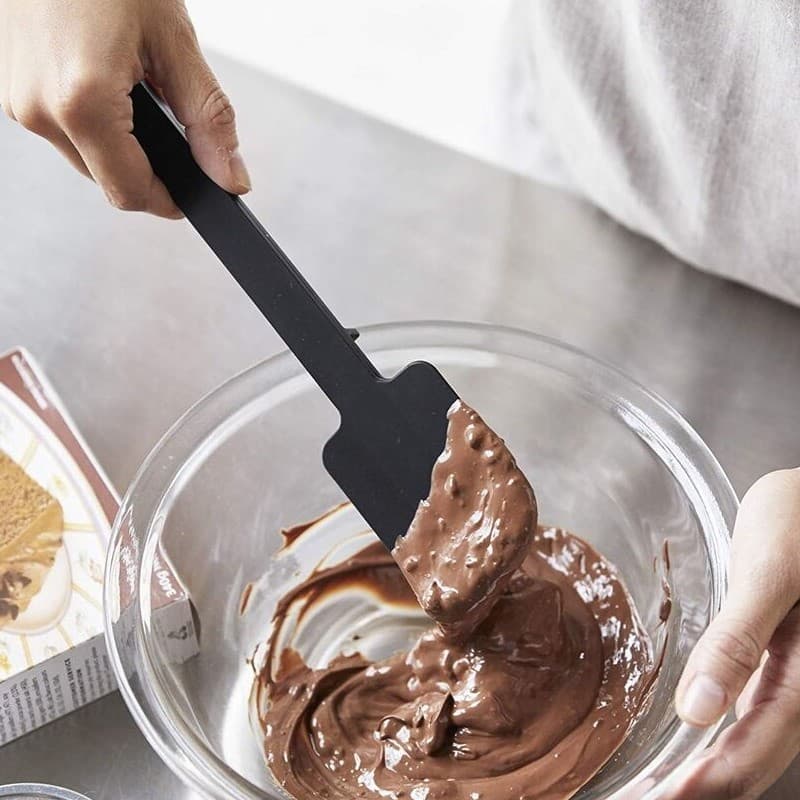 Espátula de Silicone japonesa de luxo com luz internacional, espátula de qualidade alimentar, espátula integrada para bo