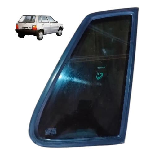 Vidro Vigia Lateral Traseir Direita Fiat Uno Mille 1992 2002
