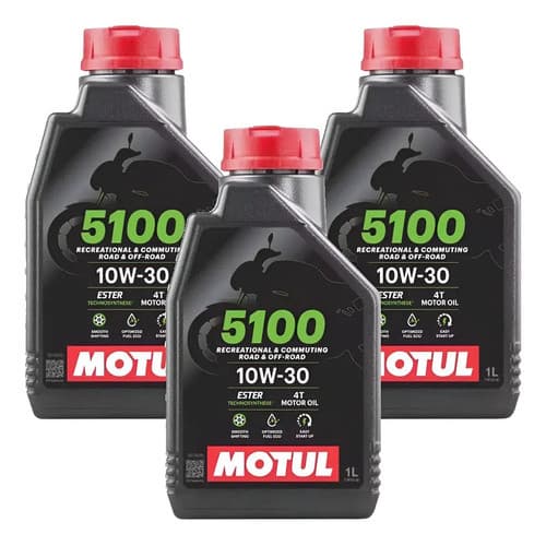 Kit Óleo Motul 5100 10w30 4t 3 Litros Motul