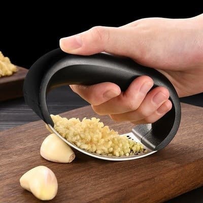 Prensa Manual de alho em aço inoxidável, triturador de alho portátil, utensílios de cozinha