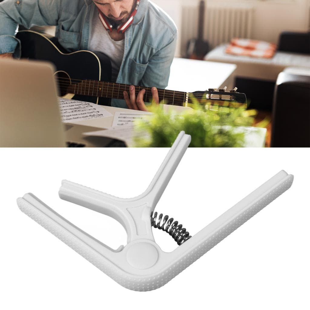 Mingzhe guitarra capo braçadeira ponto antiderrapante universal ótima proteção ukulele elétrico para performances de
