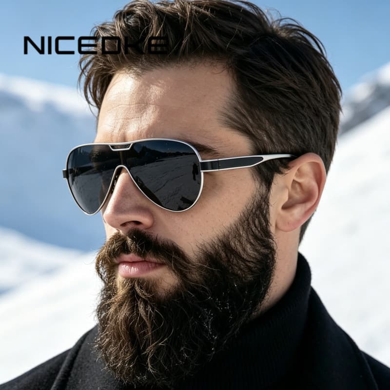 Novos óculos de sol polarizados masculinos filme conjunto óculos de sol clássicos óculos de pesca óculos de condução B28