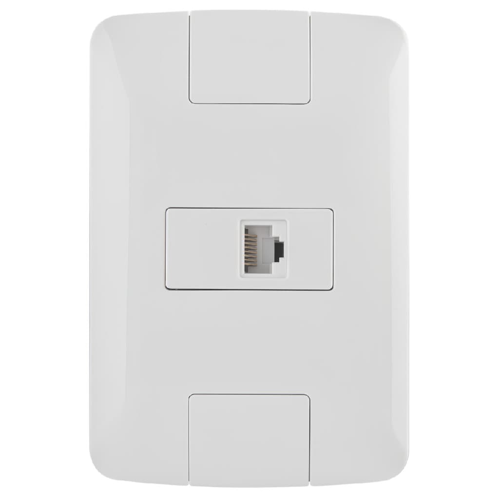 Conjunto Tomada RJ11 (Telefone) 4x2 Tramontina Aria Branco