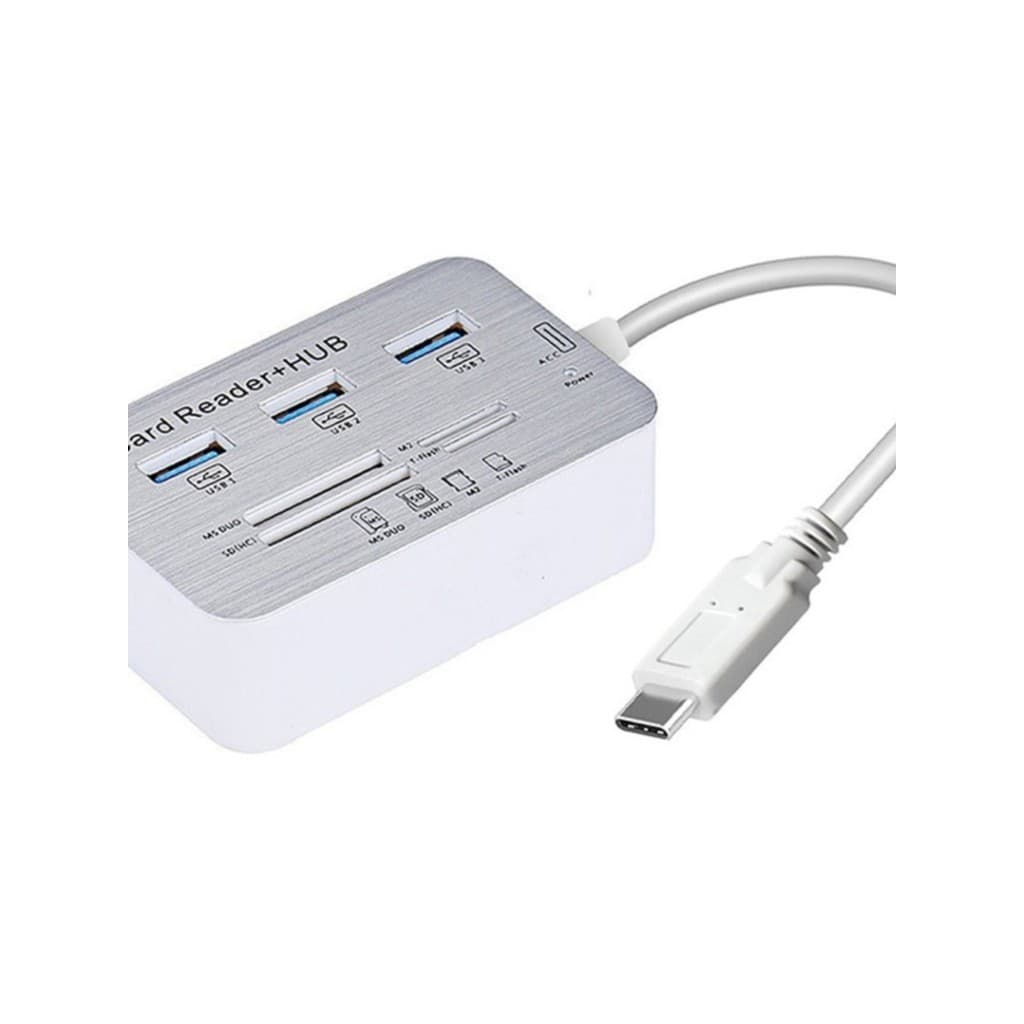 USB3.0 Docking Station Splitter Leitor de cartão TF Hub para Laptop Hub de Interface multifuncional de alta velocidade