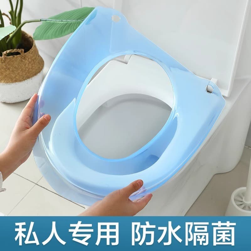 Almofada de assento do vaso sanitário de plástico doméstico almofada de assento do vaso sanitário à prova dwaterproof ág