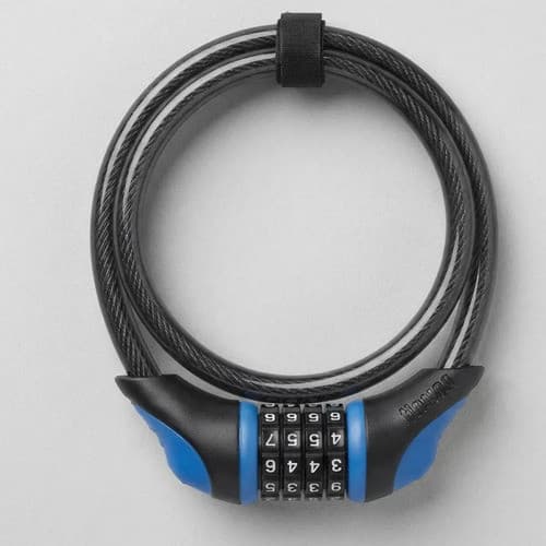 Cadeado Espiral Onguard Neon De Segredo Bike E-bike Moto Azul