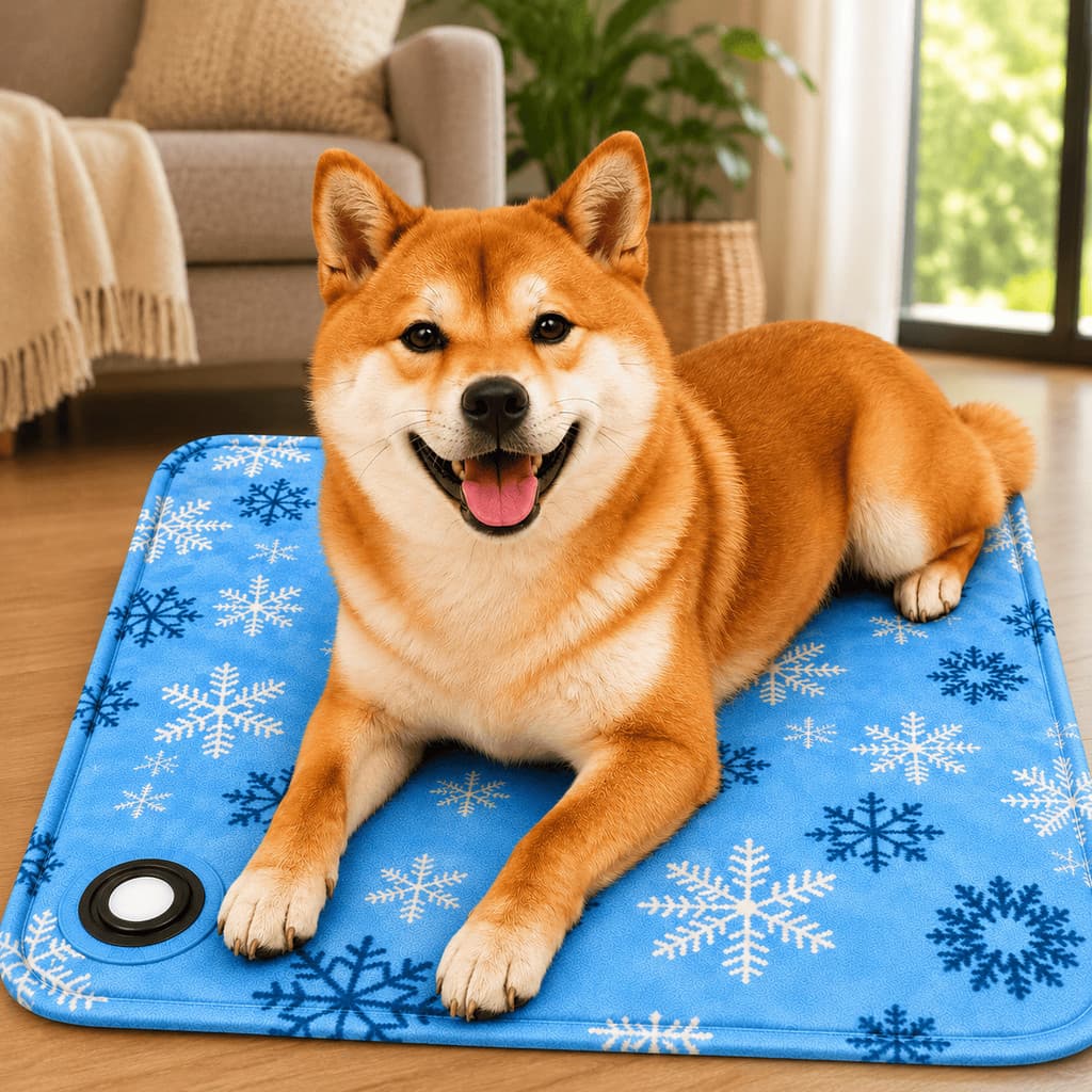 Tapete Pet Refrescante Gelado 50x60cm Cão Cachorro Gato Colchonete De Calor Para Animaizinhos De Estimação Produto Pet