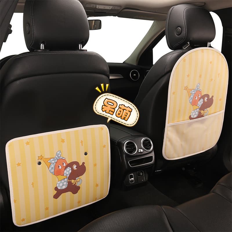 Almofada de armazenamento de proteção infantil para assento de carro