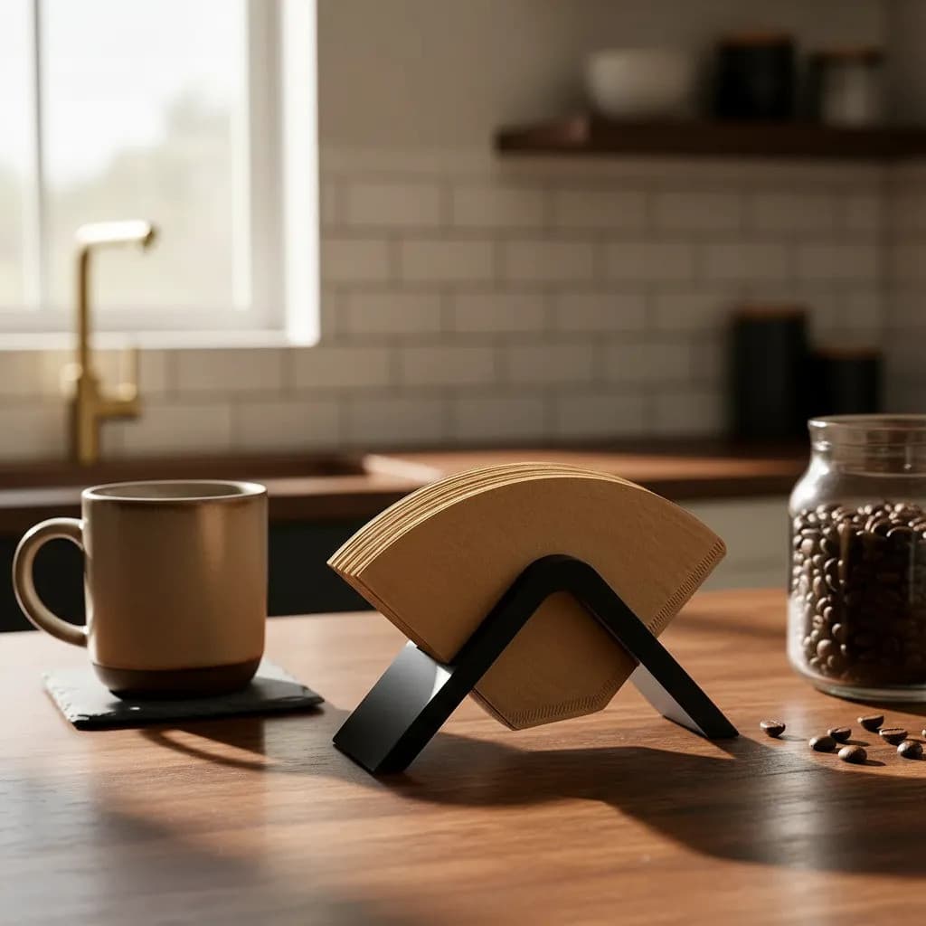 Suporte Organizador Porta Filtro Café Bancada Mesa Universal