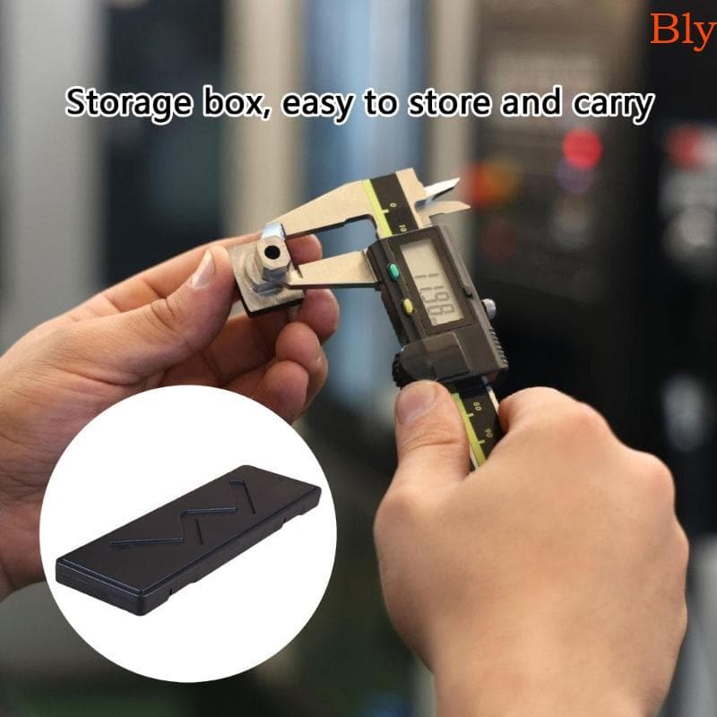Bly Eletrônico Digital Vernier Caliper Armazenamento Caso Régua Titular Recipiente De Plástico