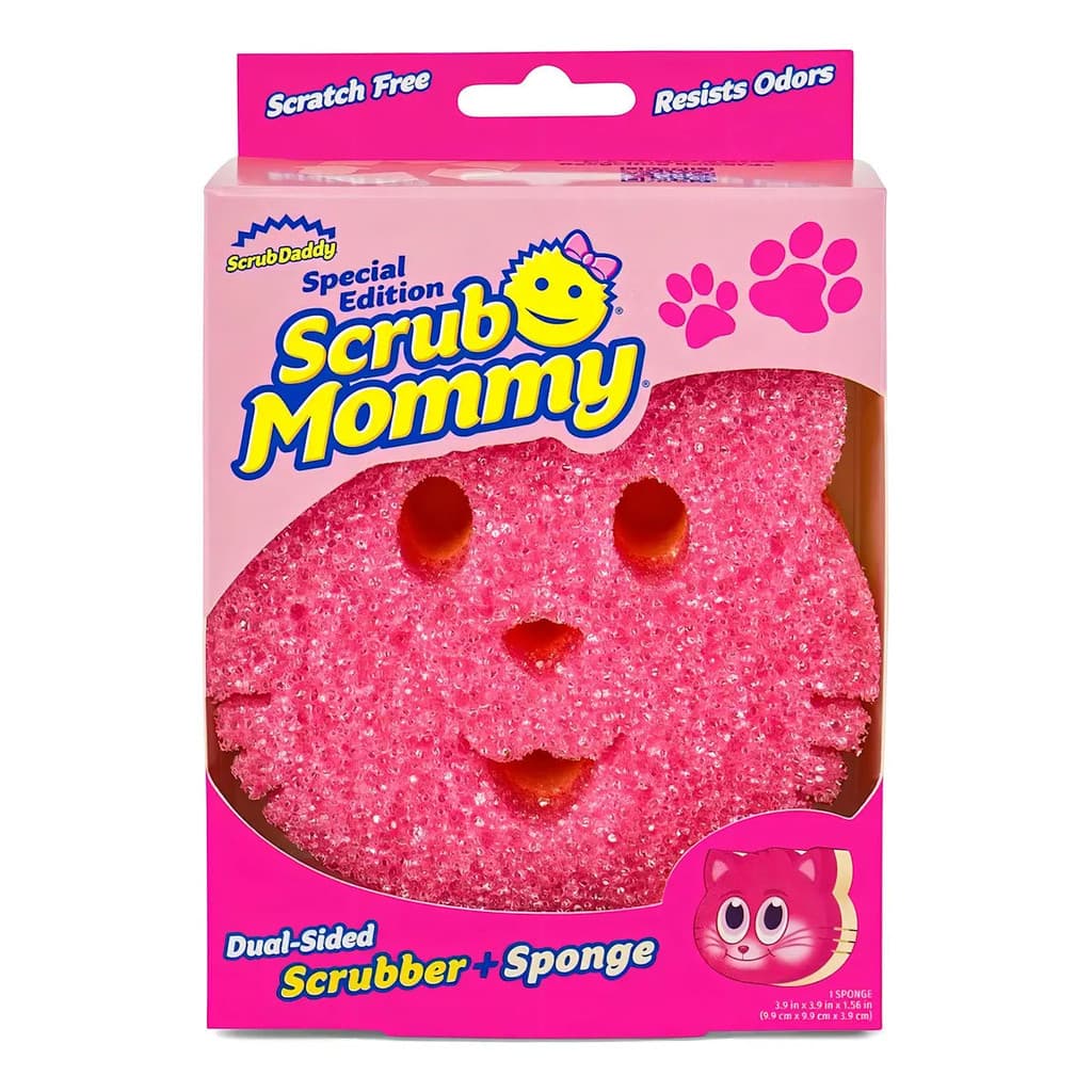 Esponja Scrub Mommy Edição Especial Para Gatos Limpeza de Cozinha