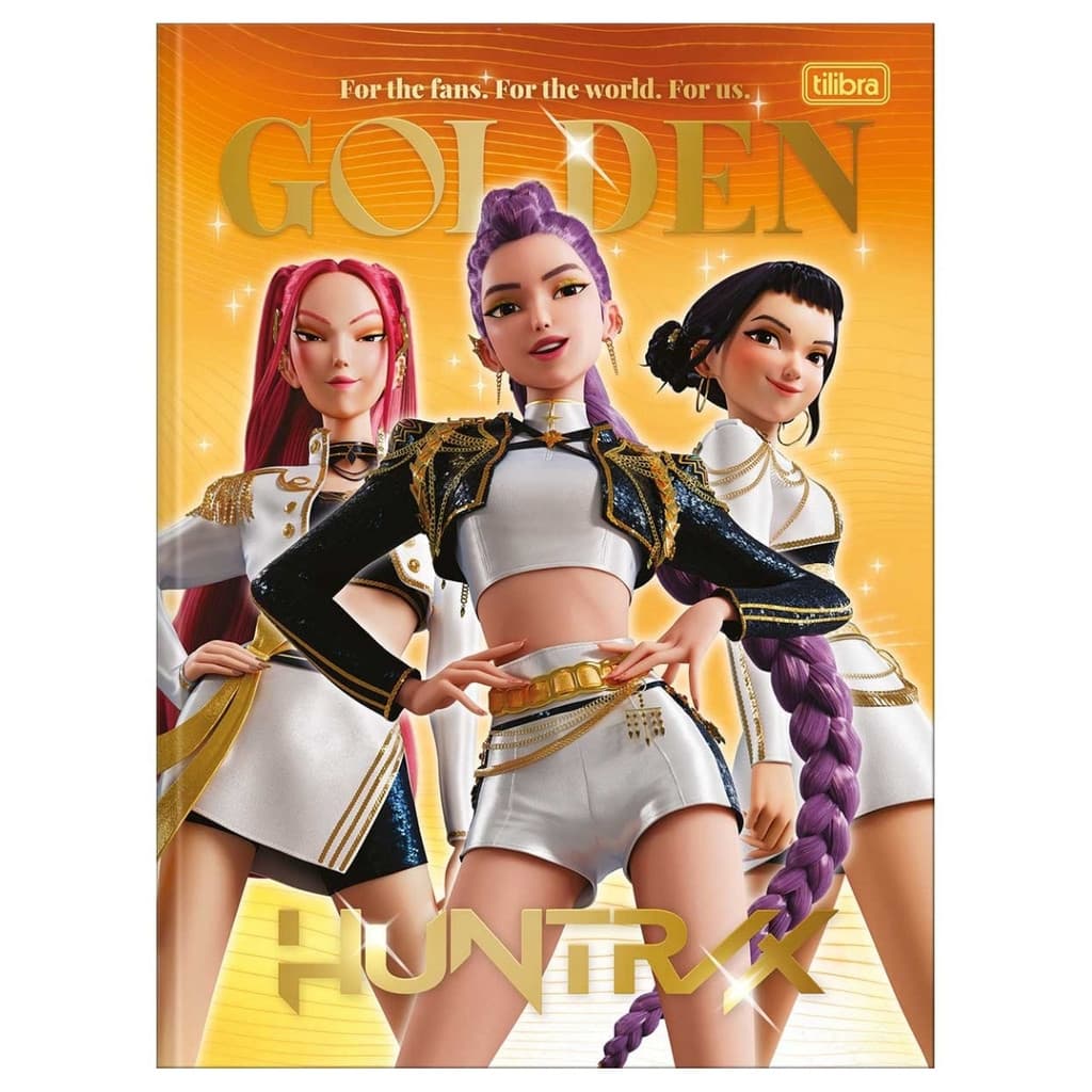 Caderno Brochura Grande Univ. Guerreiras do K-pop 80fls