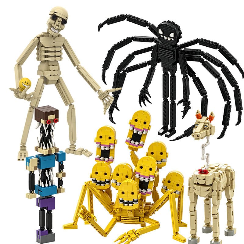 Nova versão monstro Pixel homem mundo jogo mercadoria modelo meu bloco de construção ornamentos de brinquedo