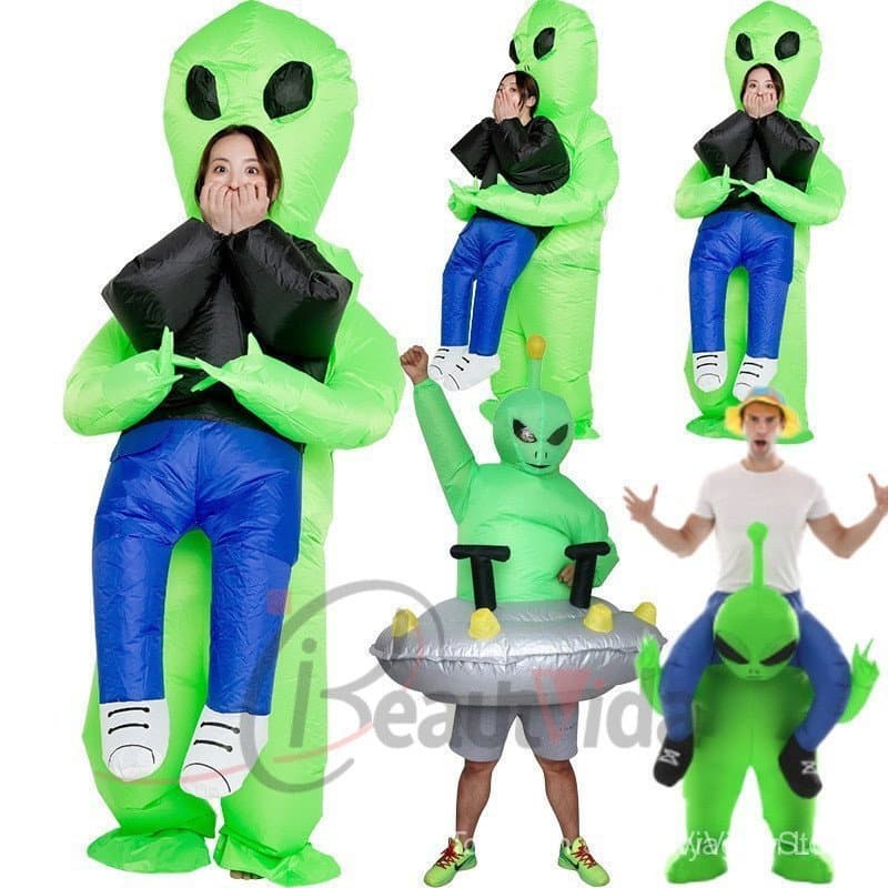 Fantasia Insuflável Alienígena Meninos Festa Cosplay Engraçada Anime De Halloween Para Homem Mulher