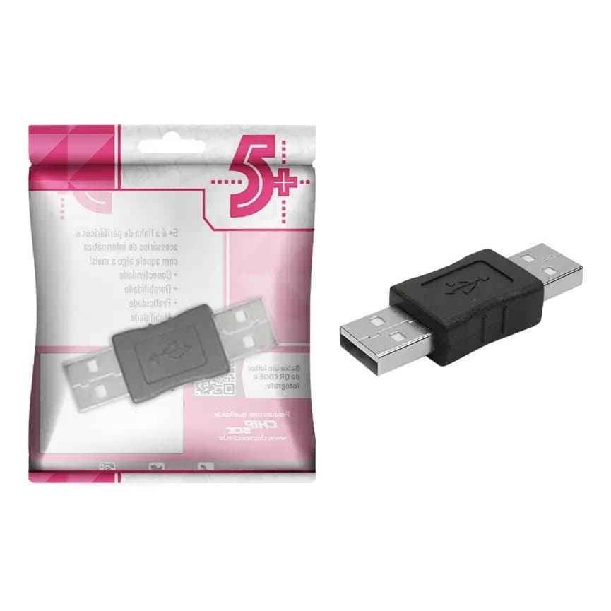 Adaptador USB Macho x Macho Connect