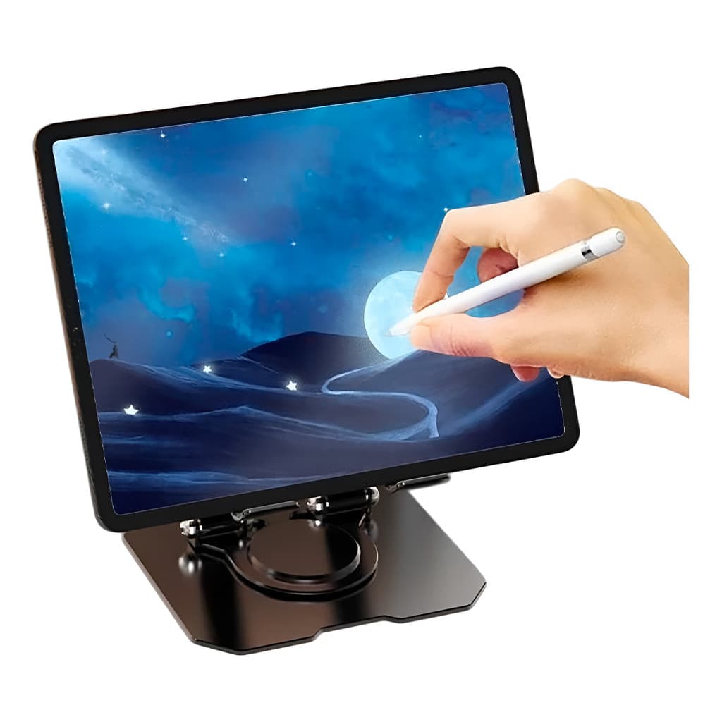 Suporte Celular Tablet Universal Mesa Dobrável Articulado Antiderrapante