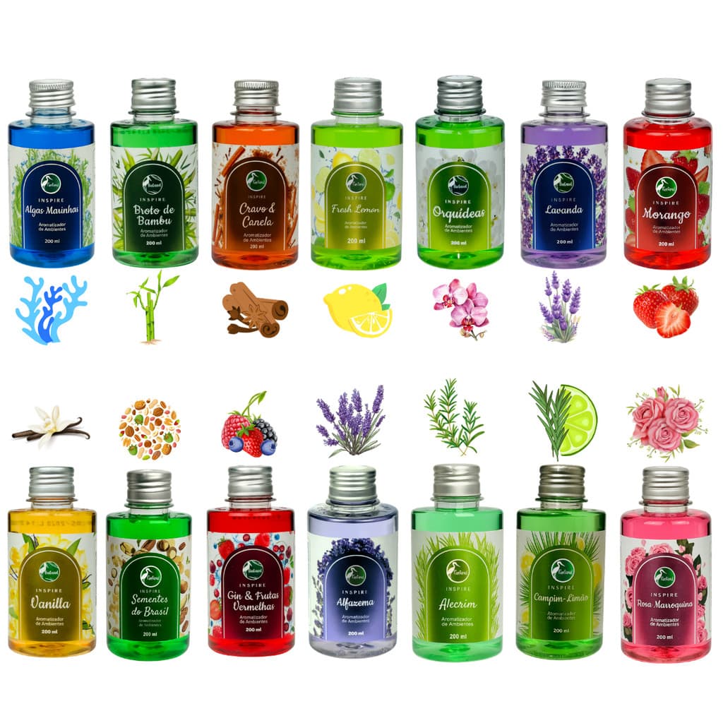 🌸Difusor De Aromas Ambiente Vareta Pantanal Aromas 200ml