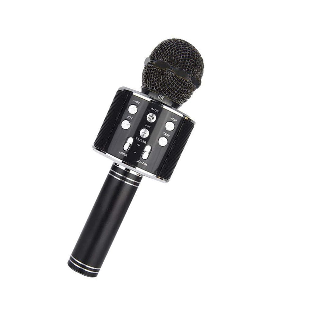 huxspoo Microfone de karaokê Bluetooth sem fio, recarregável para crianças, máquina de karaokê, melhores presentes para