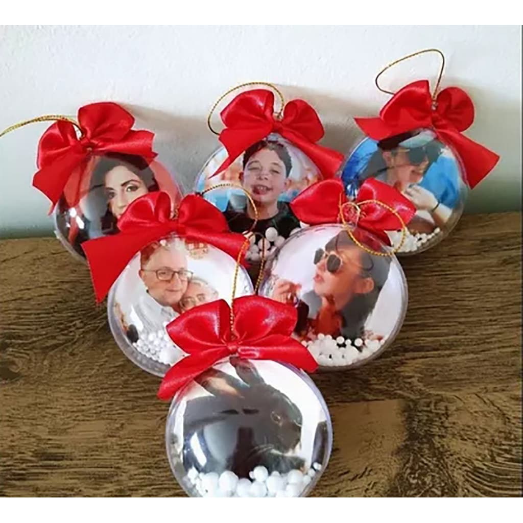 Bolinhas de Natal Personalizadas com Foto