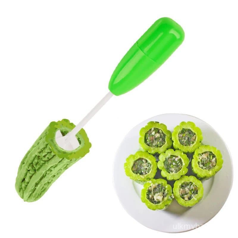 4 Em 1 Frutas Vegetais Corer Espiral Escavação Vege Broca Vegetal Saca-Rolhas Carver Com 4 Pçs Cabeça Substituível Espir