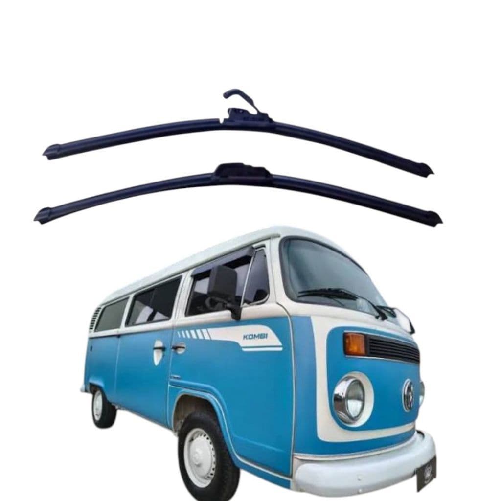Kit Par Palheta Limpador de Para-brisa Dianteiro VW Kombi 1997 a 2016