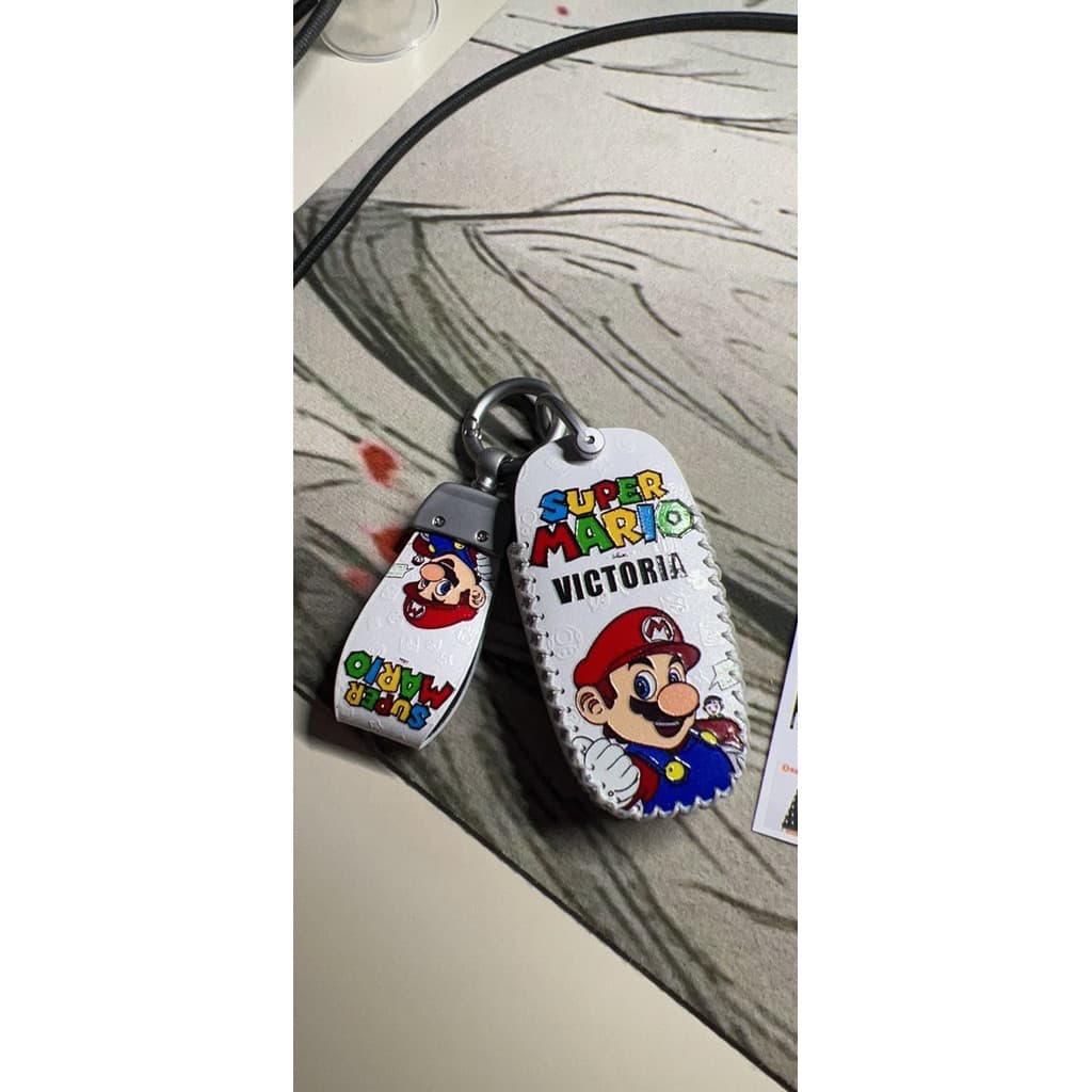 Adequado para promessa SR150GT chave capa sr250GT Victoria 150si motocicleta dos desenhos animados fivela modificado sac