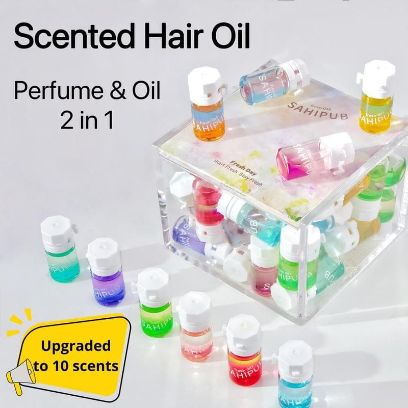 [Sahipub] Perfume e Óleo Capilar 2 em 1 - Óleo de Abacate, Óleo Capilar com Colágeno para Cabelos Crespos, Secos, Mais G