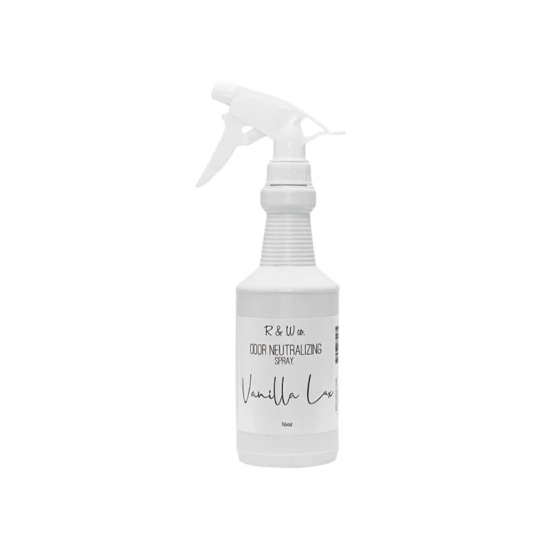 R&Wo. Spray Eliminador de Odor 16 onças, adequado para paredes, carpetes, banheiros e pisos.
