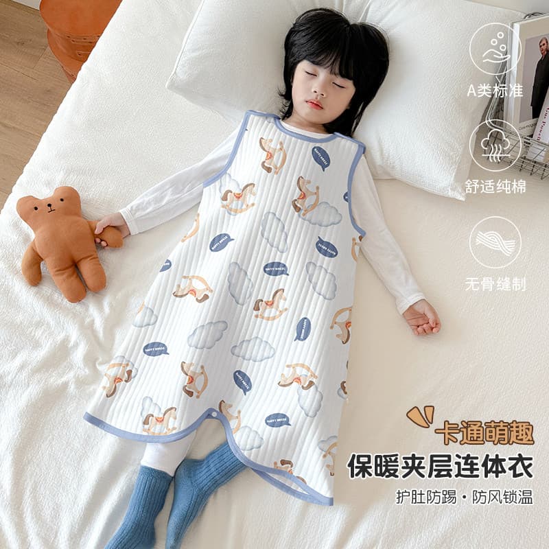 Bebê sem mangas saco de dormir colete de bebê estilo colcha à prova de chute verão primavera outono inverno estilo crian