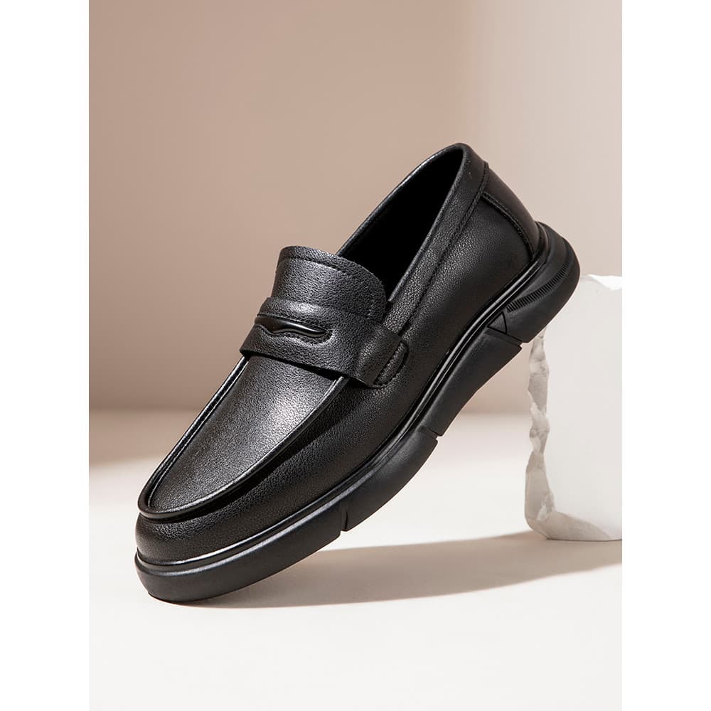 Di Luo Shark Mocassins casuais masculinos sapatos de couro masculino 2026 primavera novo estilo moderno couro genuíno pe