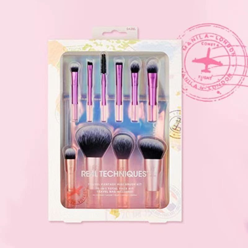 Real Técnicas Fantasia Pincéis De Maquiagem Conjunto Sombra Escova Macio 10 Pçs/Caixa