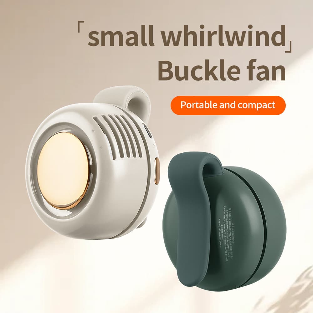 [Estoque pronto] Novo estilo Ventilador sem folhas Ajuste direcional de alto vento Ventilador portátil sem folhas pendur