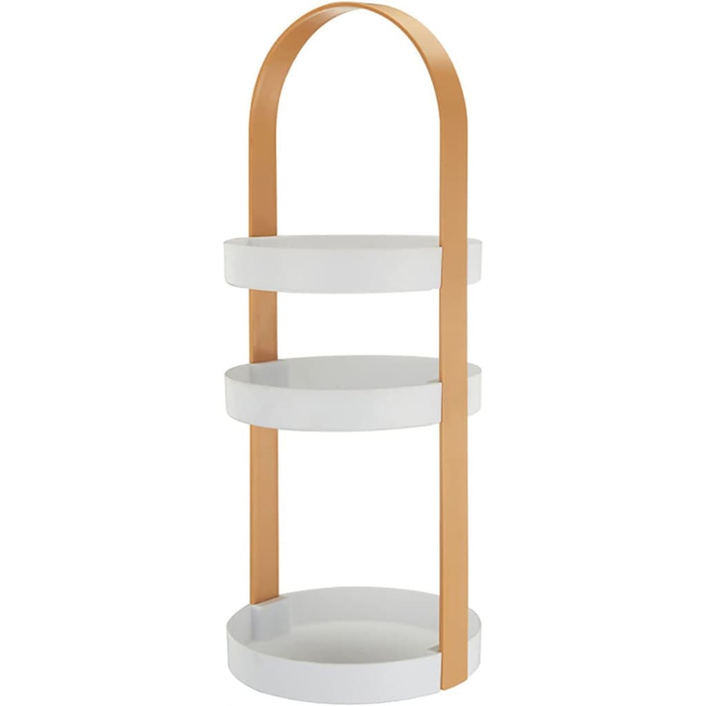 Organizador Cosméticos Madeira Umbra Bellwood Com 3 Bande...