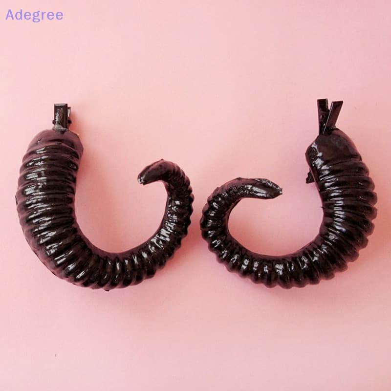 Adegree Devil Horn Hair Barrettes Cosplay Chifres De Ovelha Fantasias Propaganda Acessórios De Cabelo Festa De Halloween