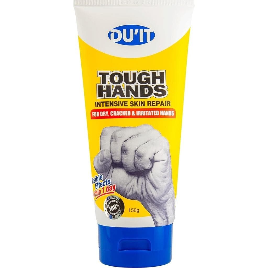 Bálsamo Intensivo para Mãos DuIt Tough Hands 150g, Tamanho Econômico, 10% Ureia, Vitamina E, Óleo de Tea Tree, esfolia,