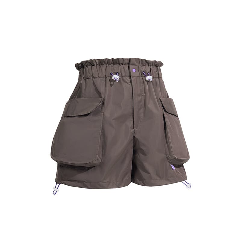 Shorts plissados de duas peças OFFWINTER 26SS Space Series