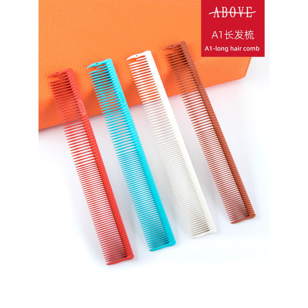 Acima do chumbo superior A1 pente de cabeleireiro longo pente de corte de cabelo pente de cabelo curto Anti-estático pen