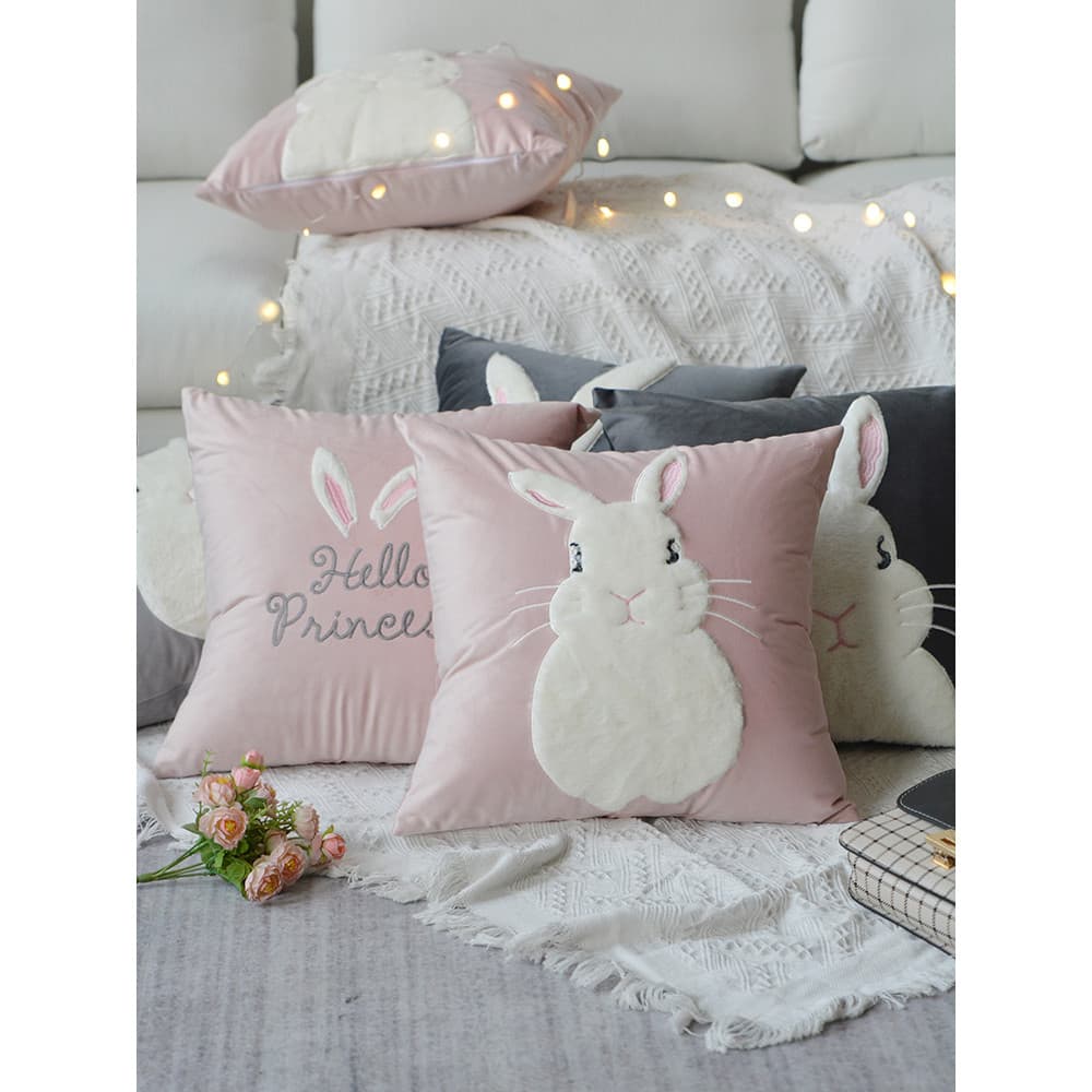 Sofá travesseiro almofada coreano bonito menina dormir escritório removível lavável pequena almofada traseira quarto cam