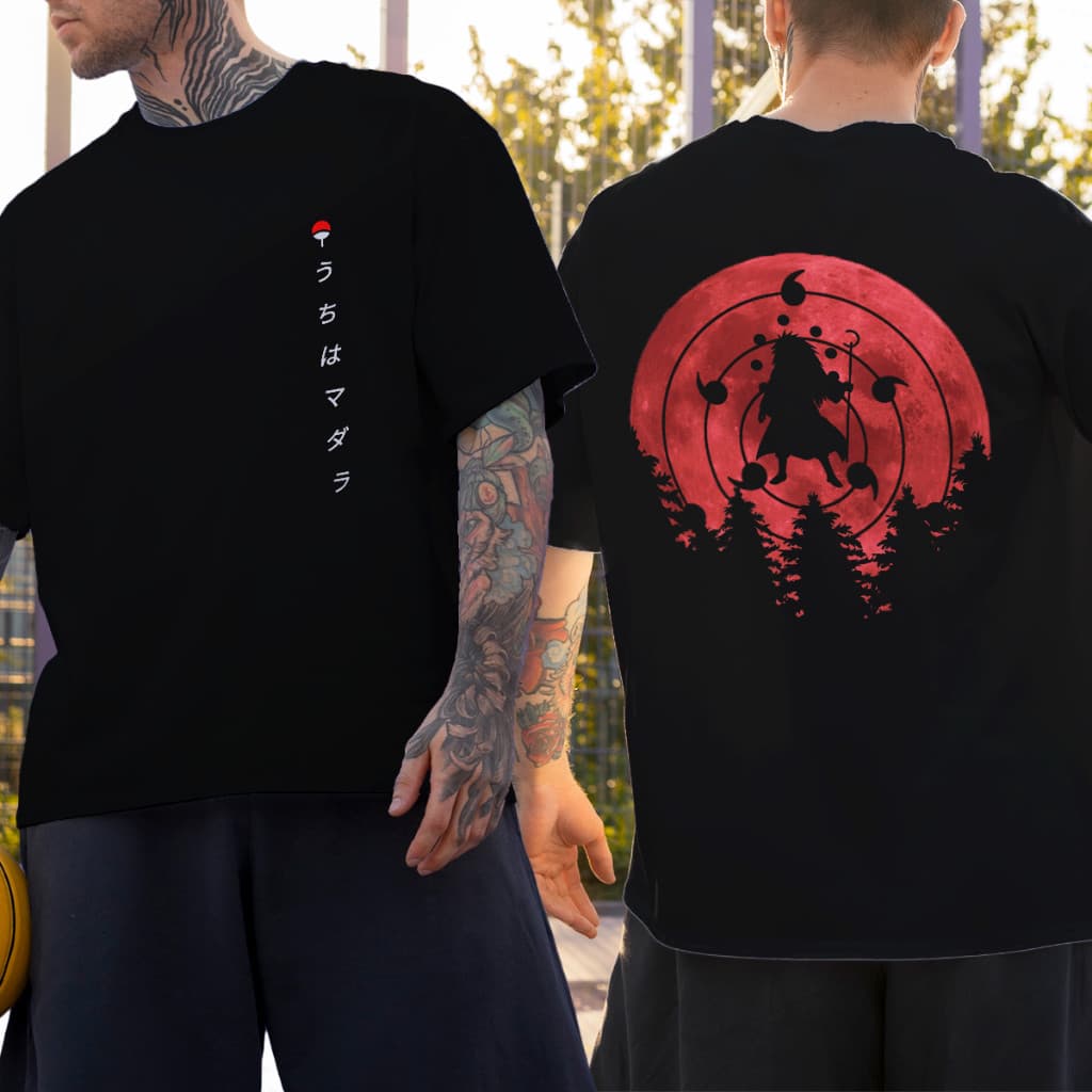 Camiseta Basica Camiseta Madara UchiHa Rikudou Sennin Unissex
