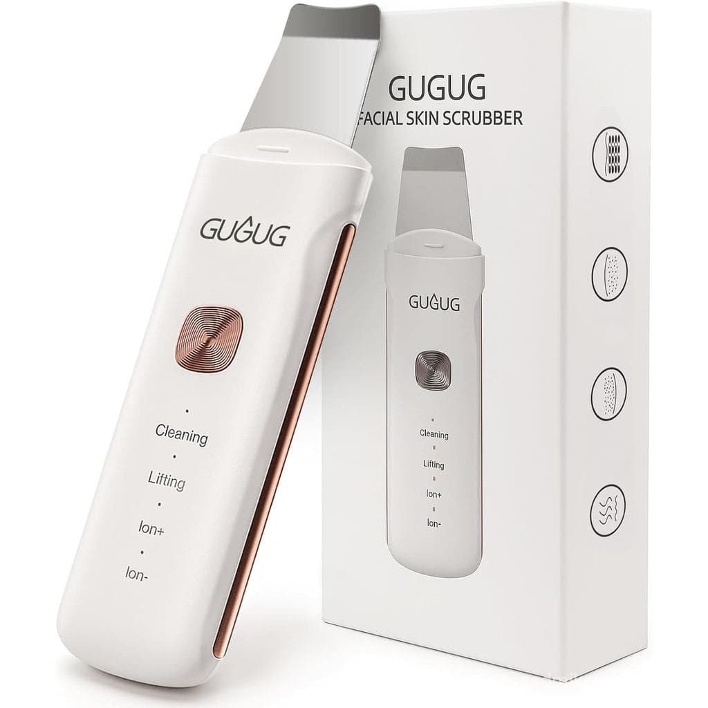 GUGUG Esfoliador 4 em 1, Espátula Facial à Prova d'Água para Limpeza Profunda, Ferramentas de Remoção de Cravos, Limpado