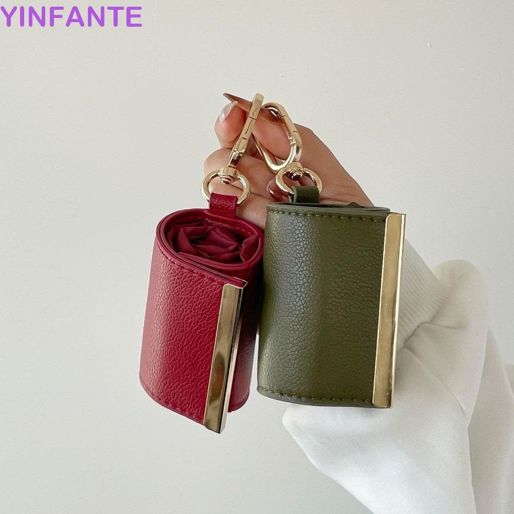 Bolsa De Compras Dobrável YINFANTEWN , Mini Sacola Leve E Reutilizável Para Chaveiro ,