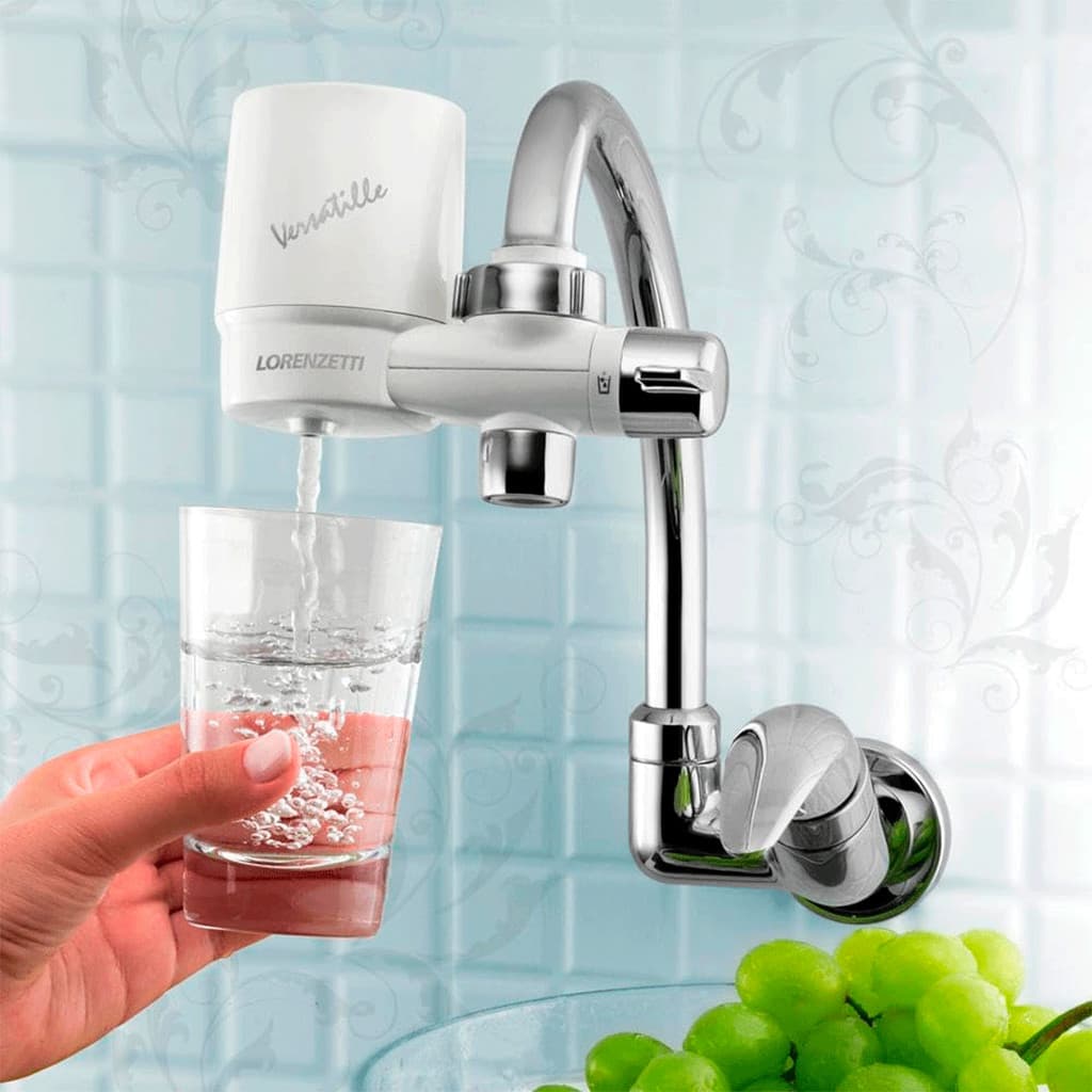 Purificador de Água Lorenzetti Versatille Branco – Não Elétrico, Compacto e com Refil Substituível