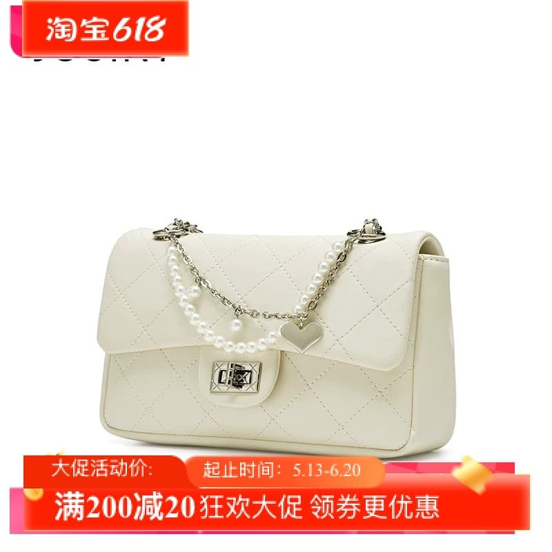 Zhuosini 2025 novo estilo elegante All-Match diamante corrente saco feminino High-End sentido mensageiro de um ombro peq